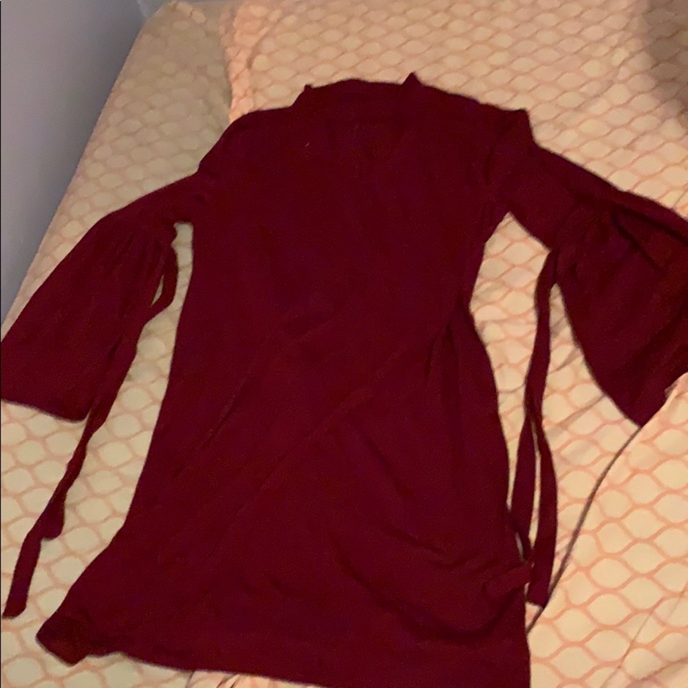 Red/ maroon dress , brand new never worn!